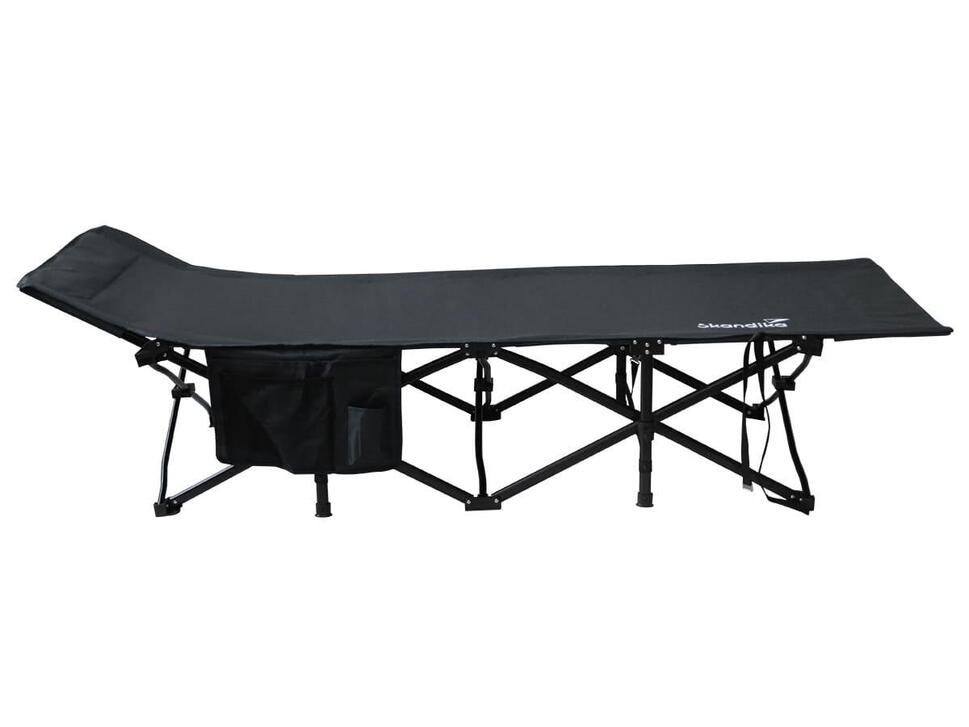 Łóżko kempingowe polowe składane Erola, 1-osobowe, 68 cm