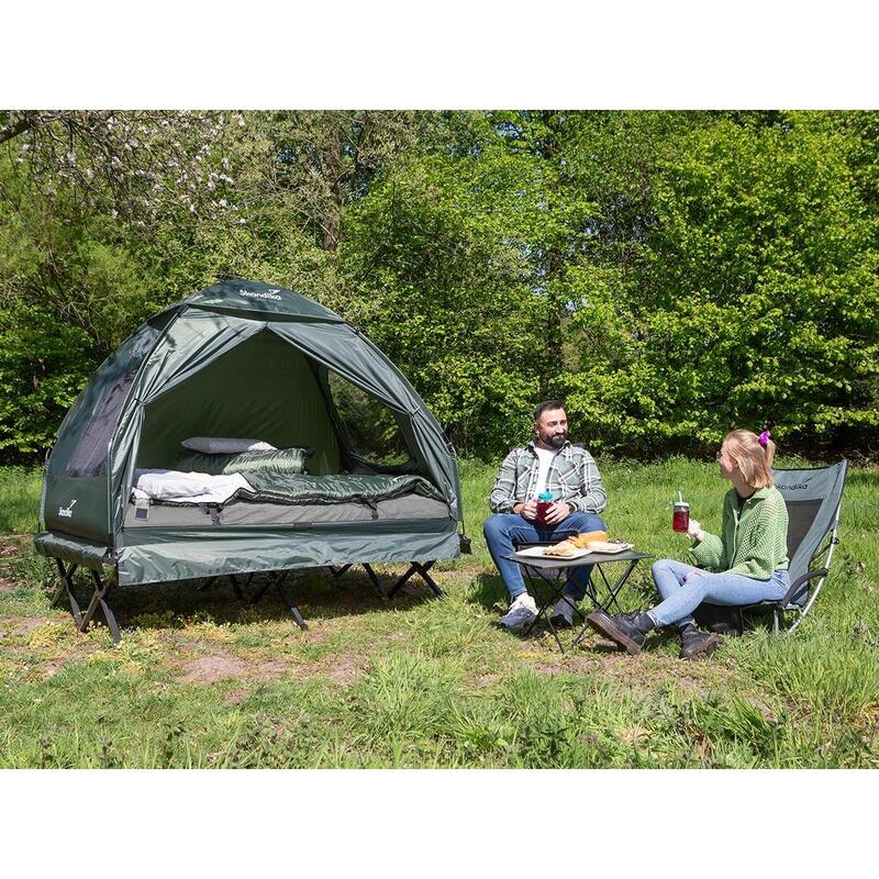 Tenda/Letto da campeggio rialzato - Haug - 2 persone - materasso gonfiabile