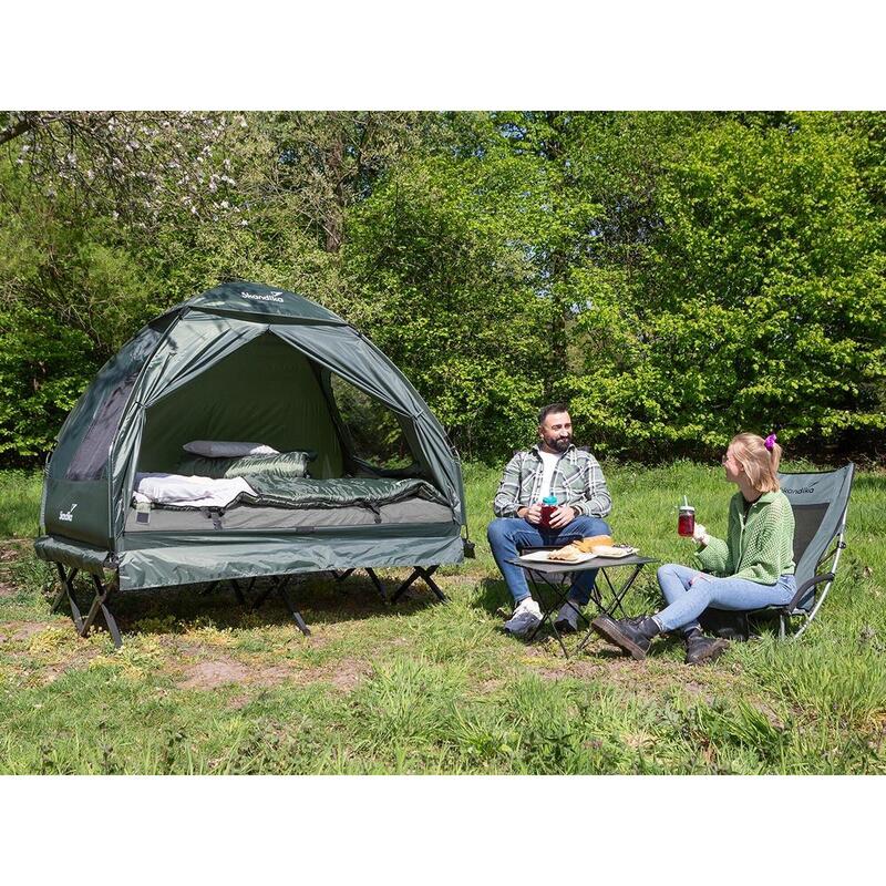 Tent Bed voor 2 personen – Haug – Verhoogd campingbed – Opblaasbare luchtmatras