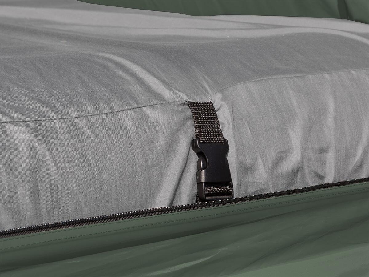 Lit de camp Haug avec tente dôme et matelas gonflable - 2 personnes - Max 160 kg 7/8