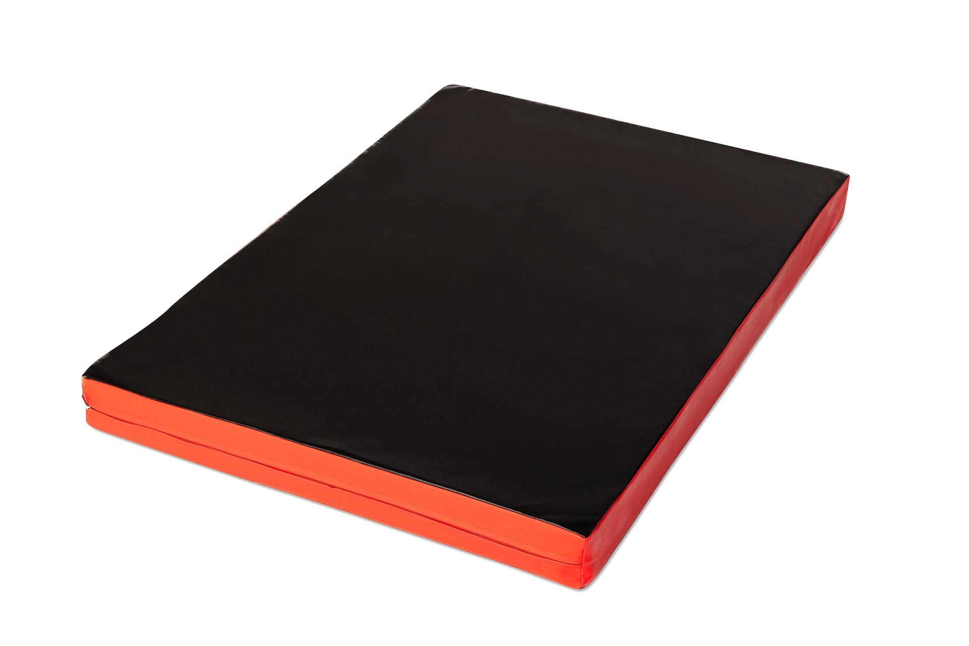 Tapis de gymnastique 100 x 70 x 8 cm rouge/noir tapis de sol souple Jeflex 2/6