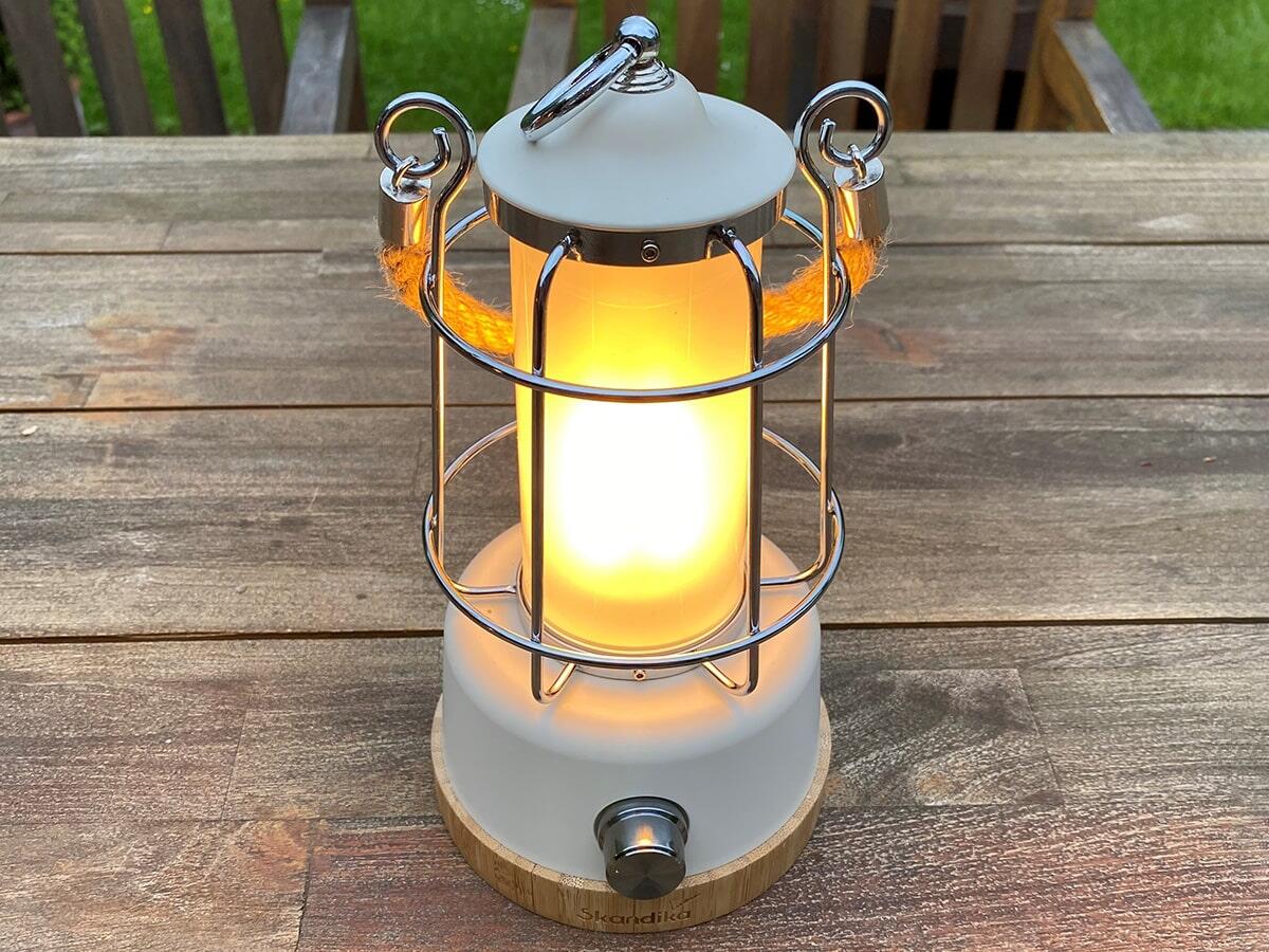 Campinglampe Kiruna - LED Lampe - Retro Outdoor Campinglampe mit Powerbank 7/8