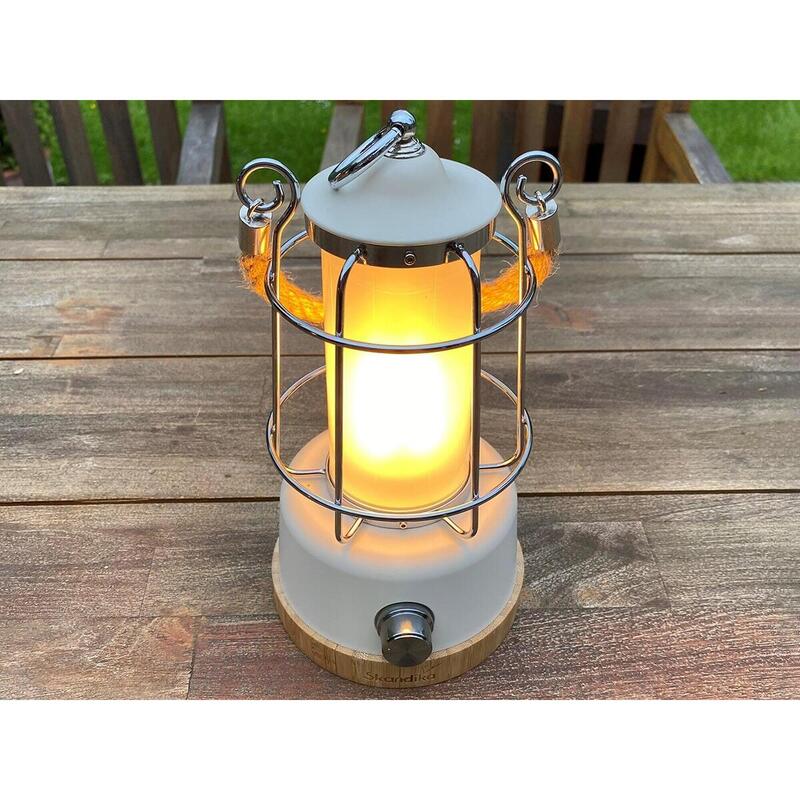 Campinglampe Kiruna - LED Lampe - Retro Outdoor Campinglampe mit Powerbank