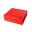 Sportmat 180 x 60 x 6 cm rood/zwart opvouwbare zachte vloermat Jeflex