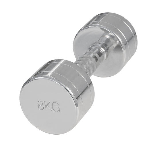 Body Trading - Haltères Chromées Chdu8 Pour Fitness Et Musculation - Haltère - Gris - 8 Kg - Decathlon