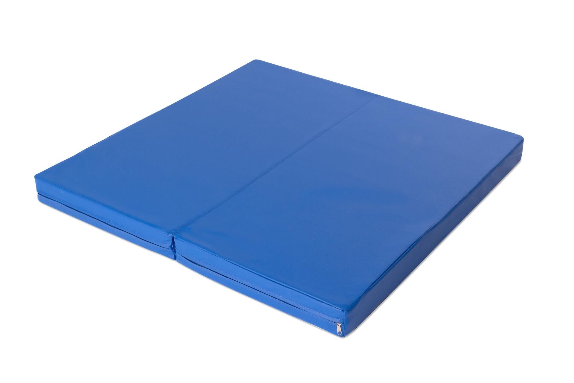 Tappetino sportivo 100 x 100 x 8 cm blu pieghevole Jeflex 3/5