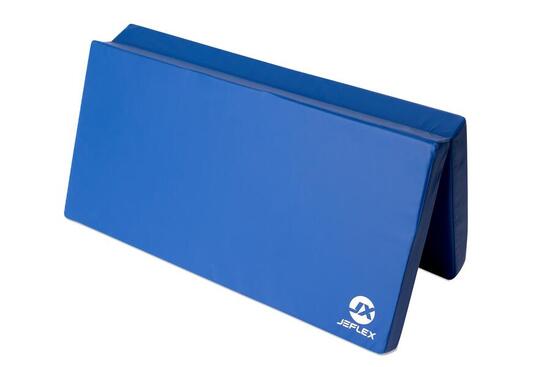 Turnmatte 100 x 100 x 8 cm Fitness schwarz Weichbodenmatte klappbar Jeflex