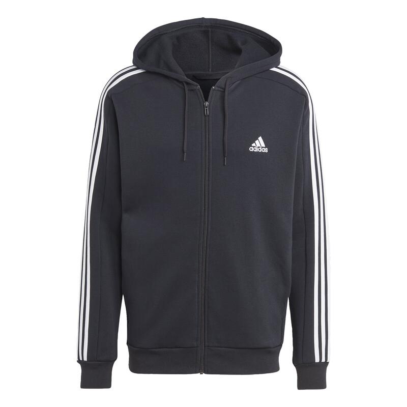 Essentials Fleece 3-Stripes Full-Zip Hoodie