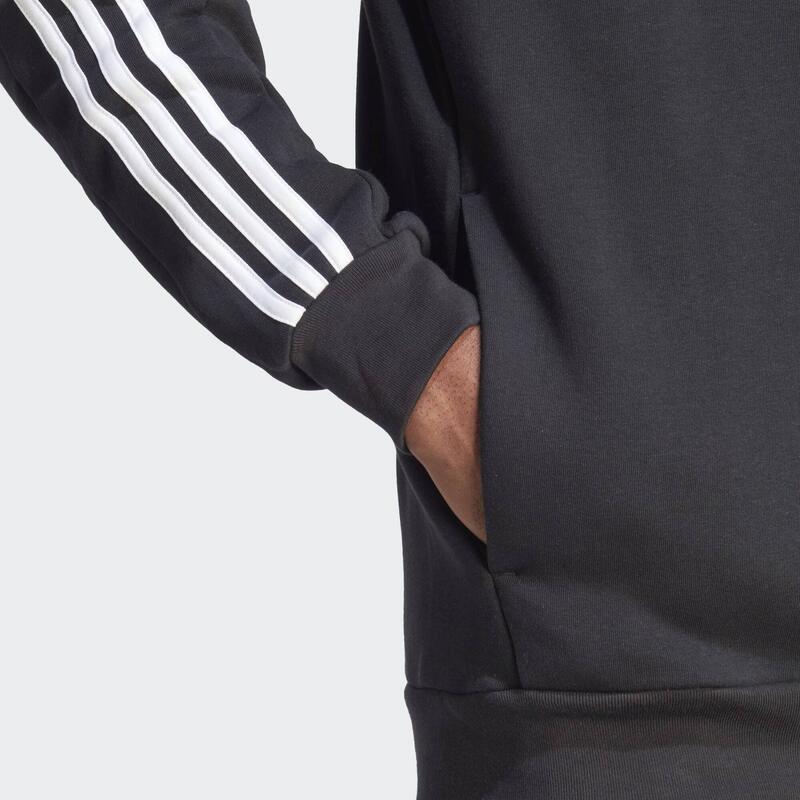 Bluza z kapturem Essentials Fleece 3-Stripes Full-Zip
