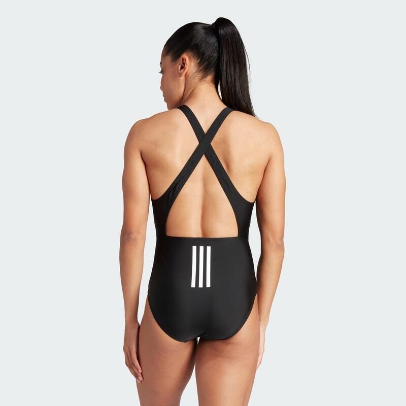 Costum de baie adidas negru pentru femei cu bretele încrucișate