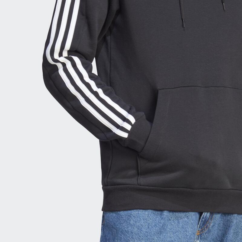 Adidas M 3S FL HD hanorac cu glugă negru unisex
