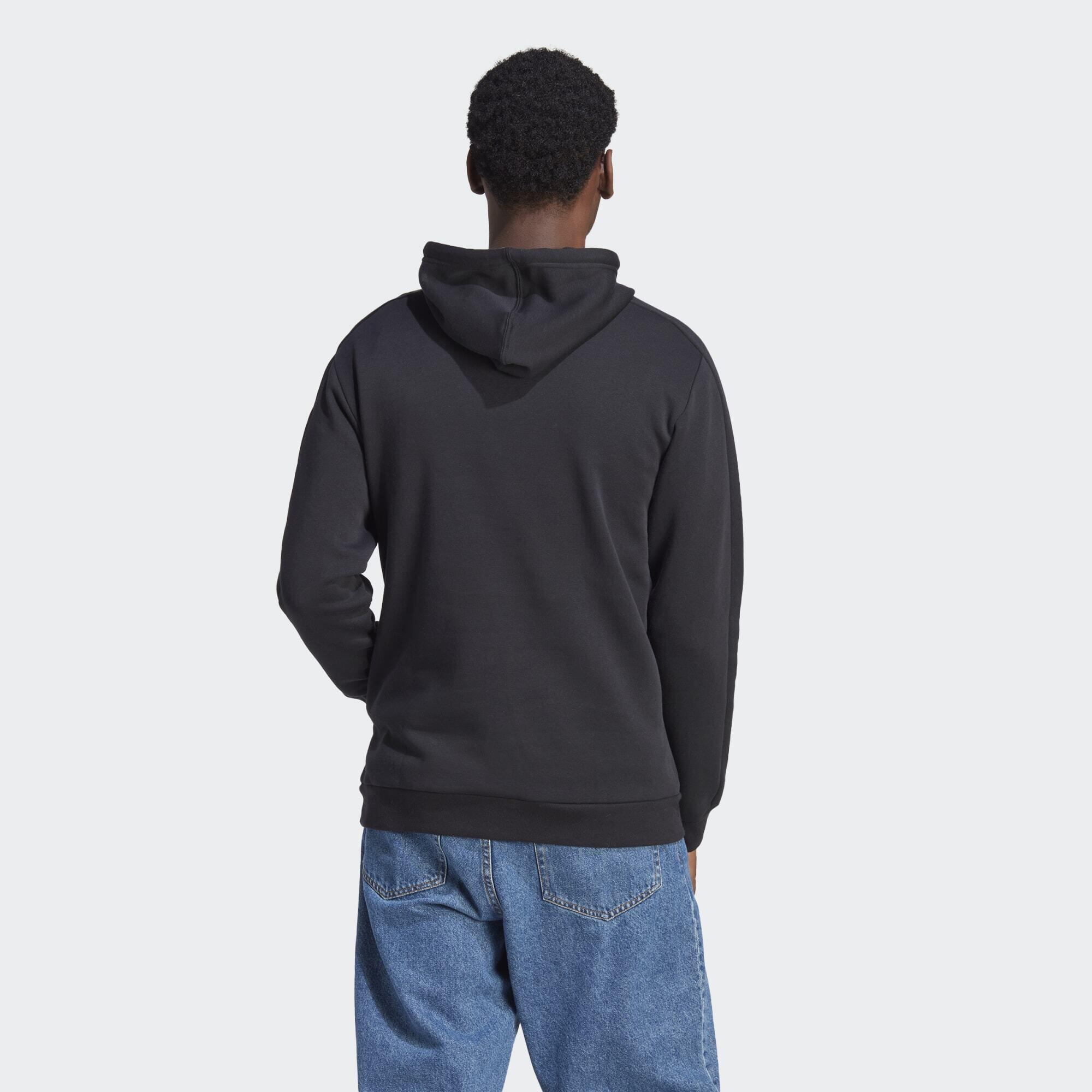 Sweat-shirt à capuche en molleton à 3 bandes Essentials 3/5