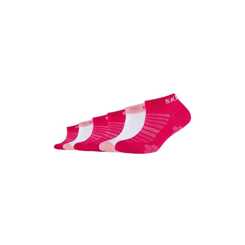 SKECHERS Pack Sneakersocken - Kinder flamingo DECATHLON 6er