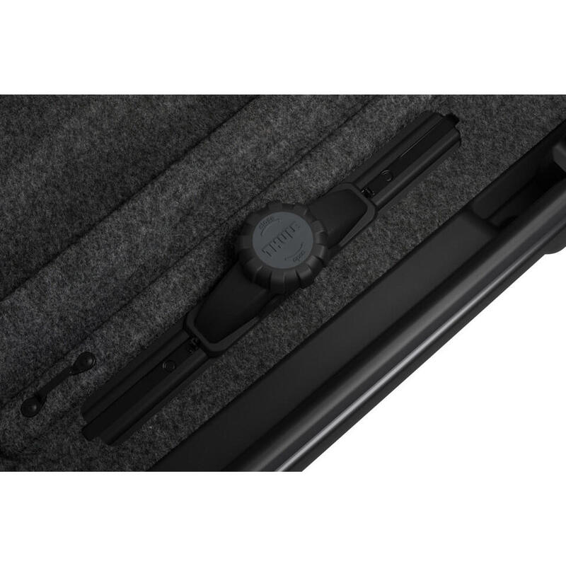 Cutie portbagaj Thule Vector M, 360L, negru metalic, 212x88x33cm