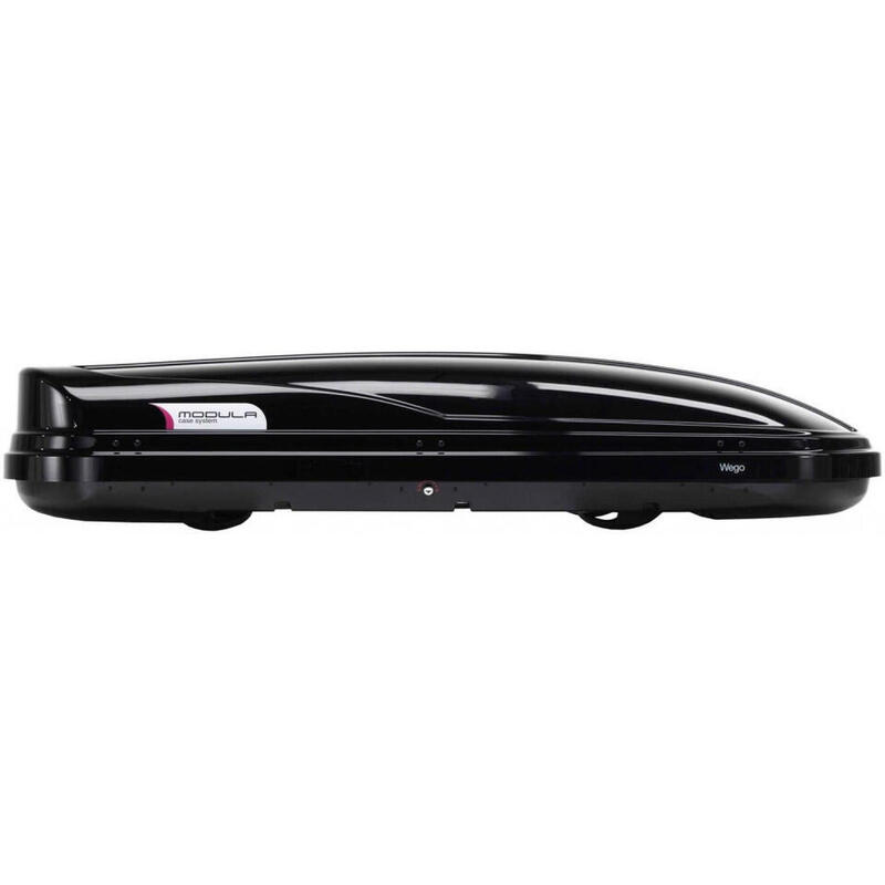 Cutie portbagaj MODULA WeGo cu deschidere dubla, Gloss Black, 500l - 200x82x38cm
