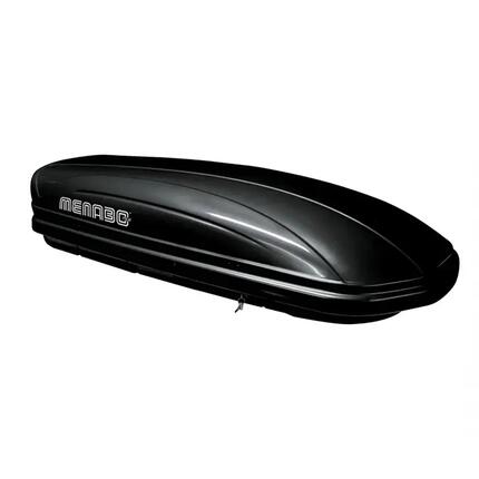 Dakkoffer Menabo Mania 460 zwart – 460 L, 195 x 79 x 36 cm, draagvermogen 75 kg