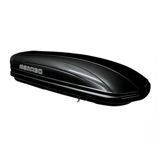 Dakkoffer Menabo Mania 460 zwart – 460 L, 195 x 79 x 36 cm, draagvermogen 75 kg