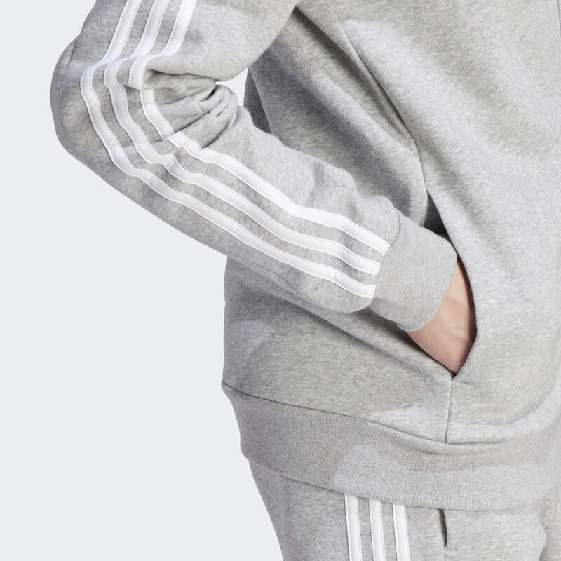 Essentials Fleece 3-Stripes Full-Zip Hoodie