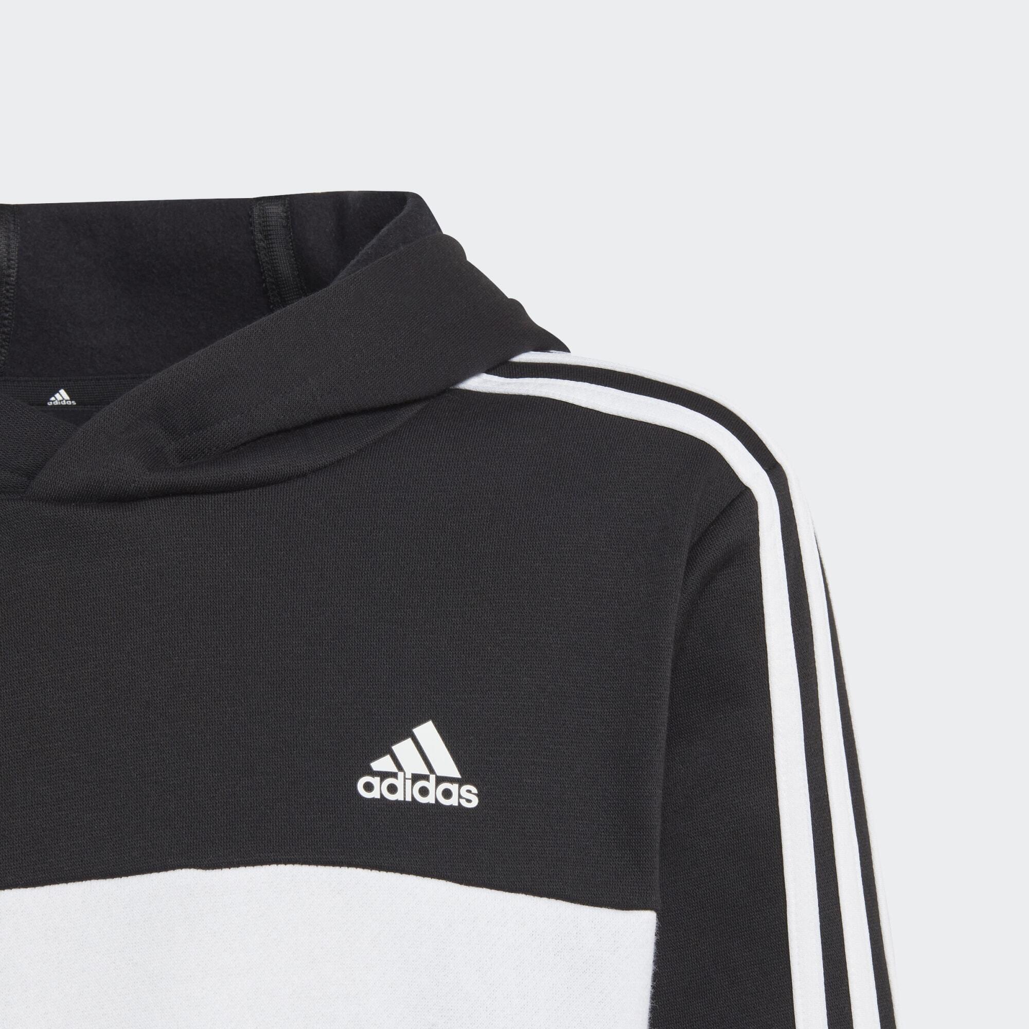 Tiberio 3-Stripes Colorblock Fleece Hoodie Kids 5/7