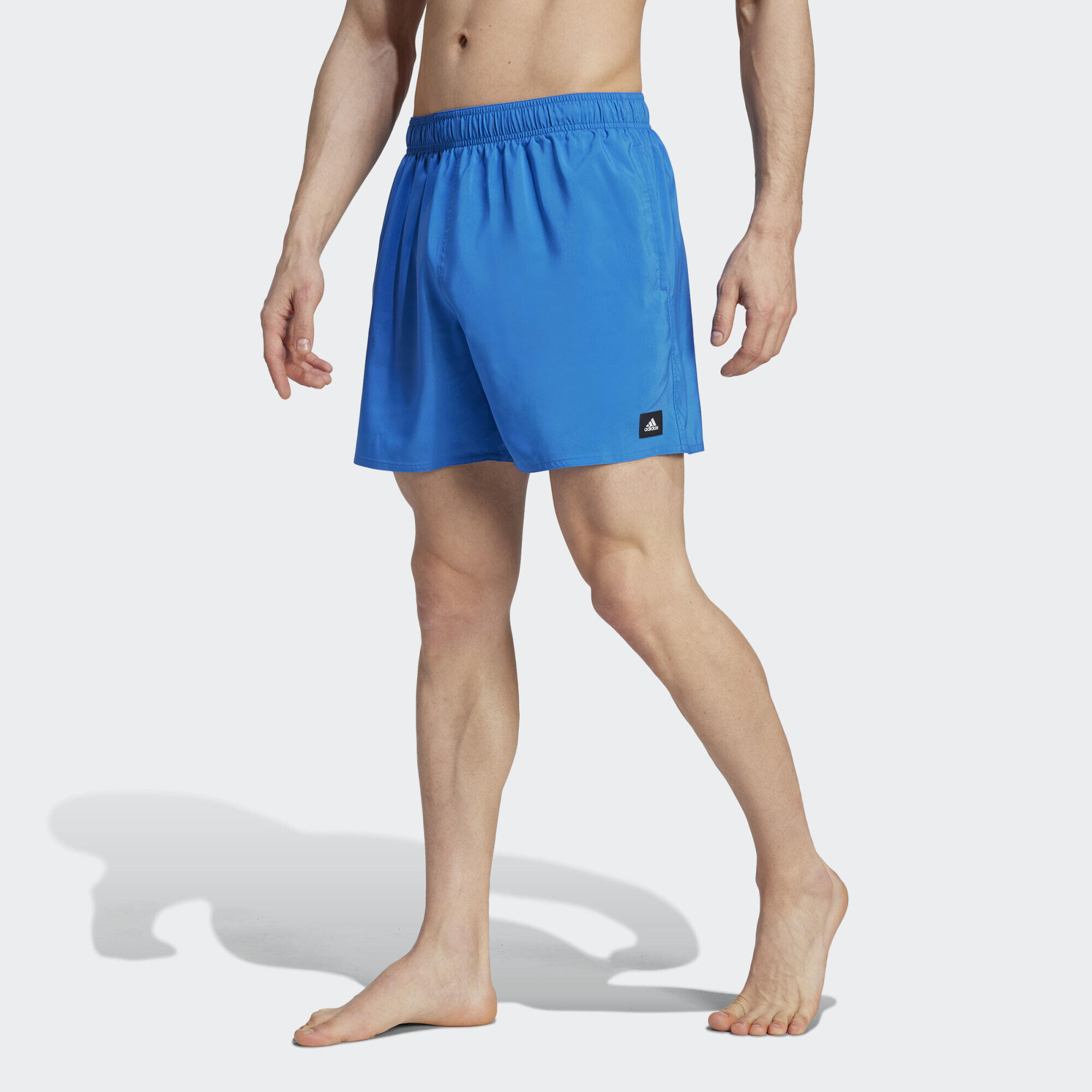 ADIDAS Solid CLX Short-Length Swim Shorts