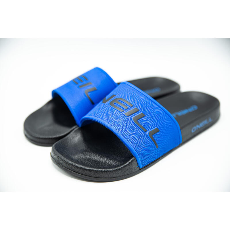 Tongs O'Neill Logo Slides, Bleu, Hommes