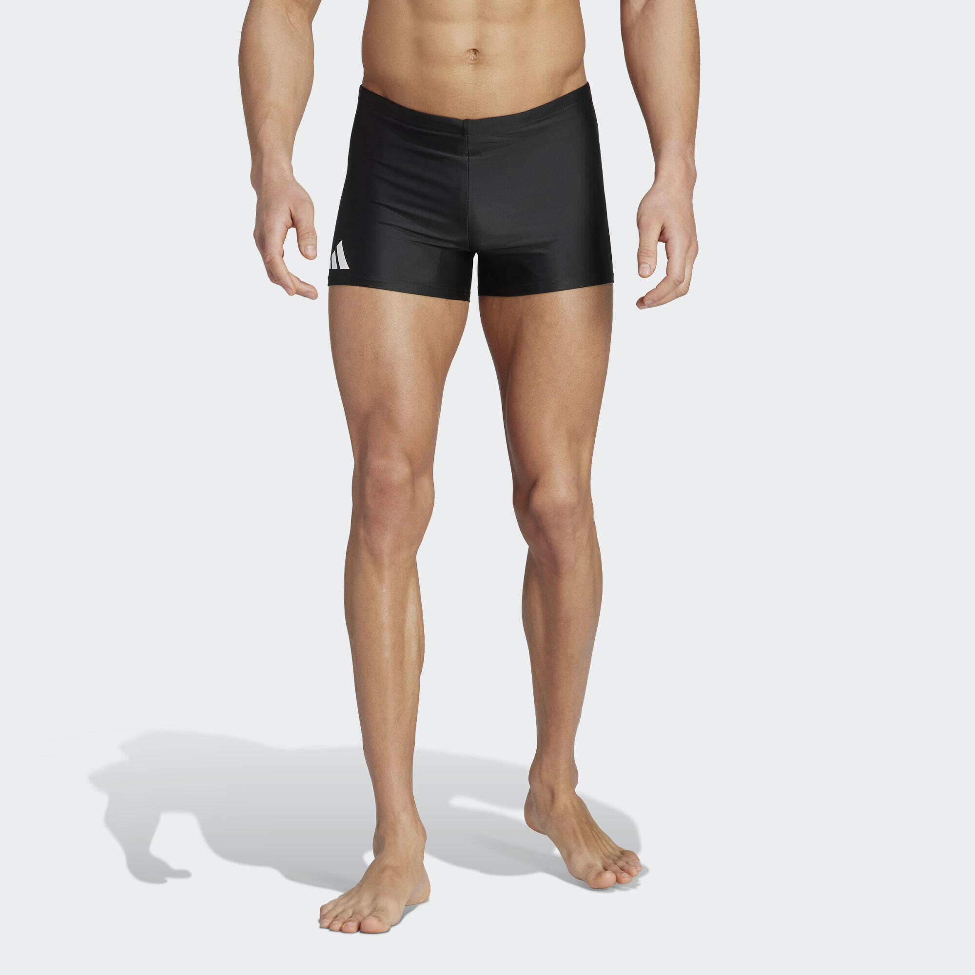 Plain swimming boxer shorts