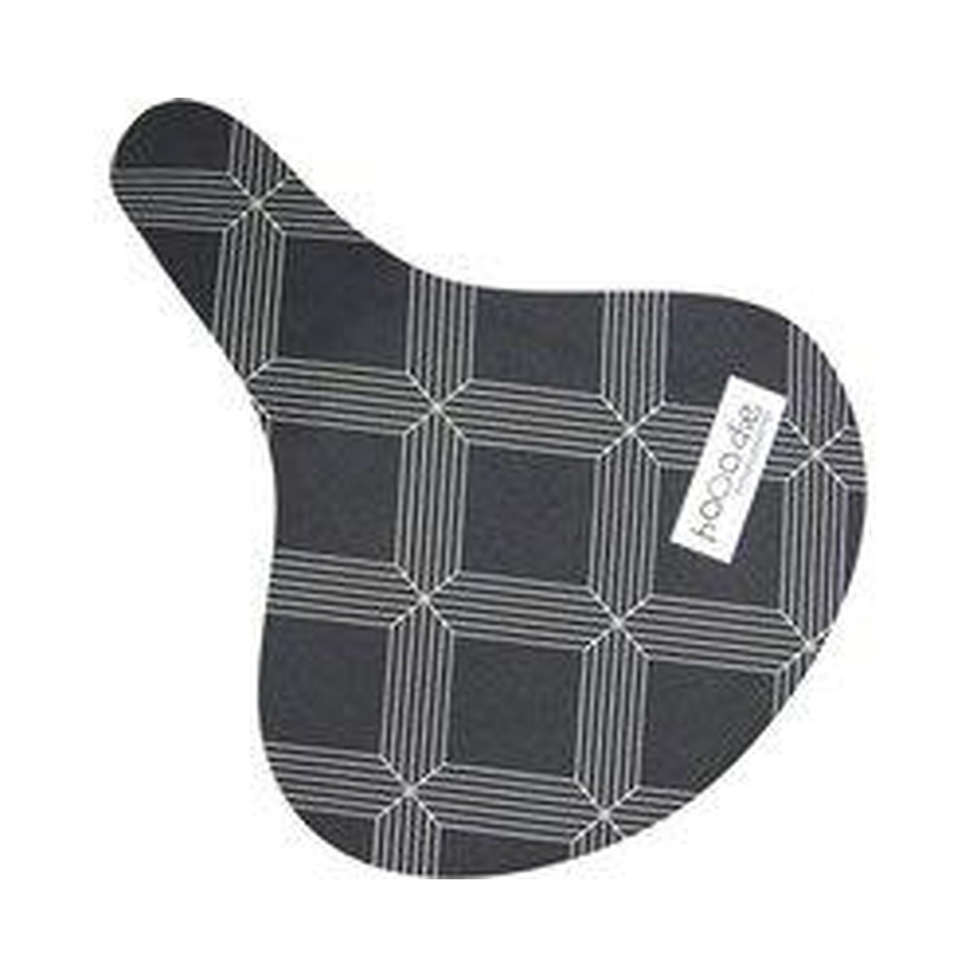 Capa de selim para bicicleta - Impermeável - Preto e branco
