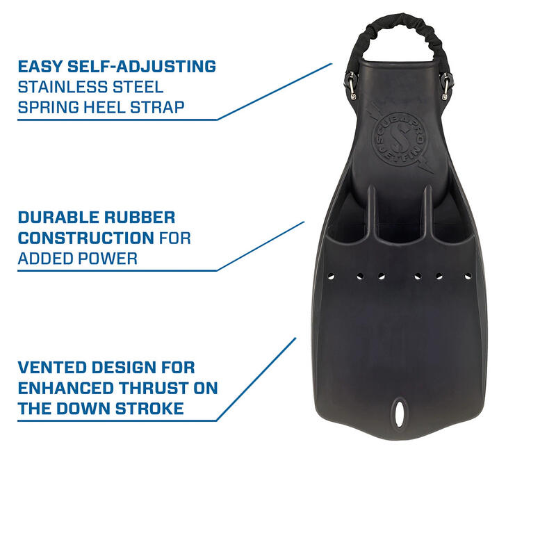 Labe Scubapro - JET FIN SS Black, XL