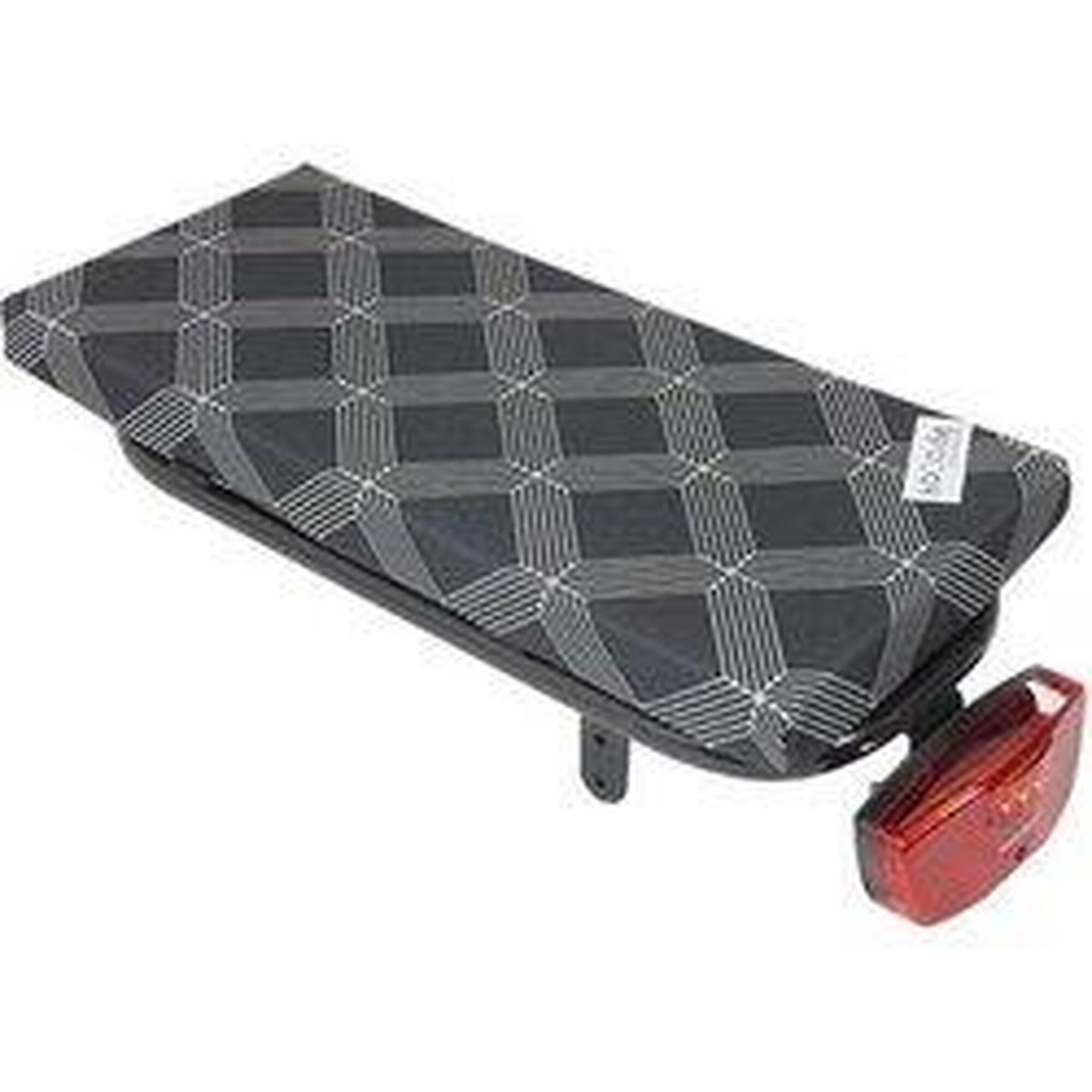 Almofada de bicicleta para bagageiro - Diamantes pretos