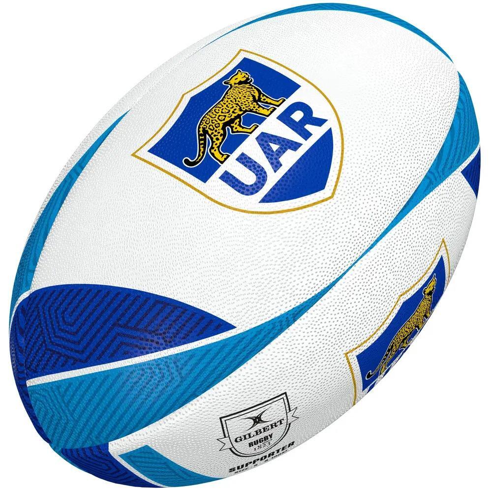 Pallone Da Rugby Gilbert Six Nations 2020 - Taglia 5, Logo Ufficiale, Superficie Antiscivolo