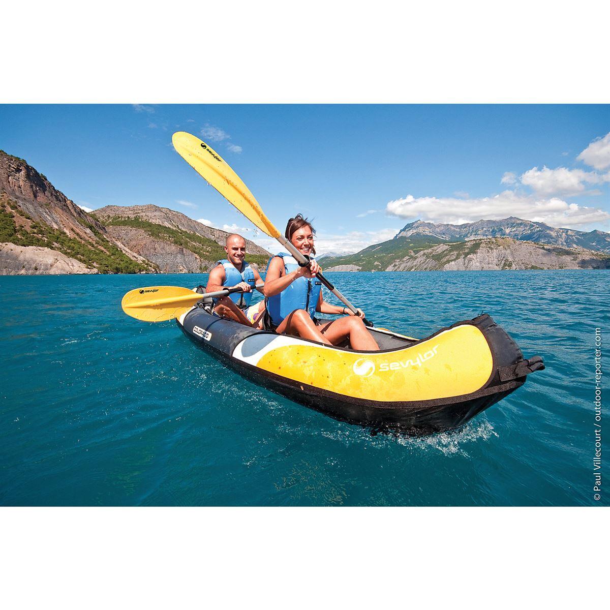 Colorado 2 Person Inflatable Touring Kayak - Yellow 5/6