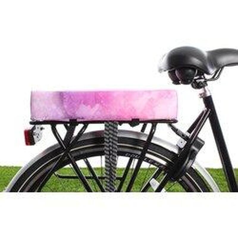 Coussin de vélo pour porte-bagages - Watercolors