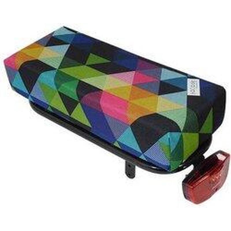 Coussin de vélo pour porte-bagages - Colored Triangles