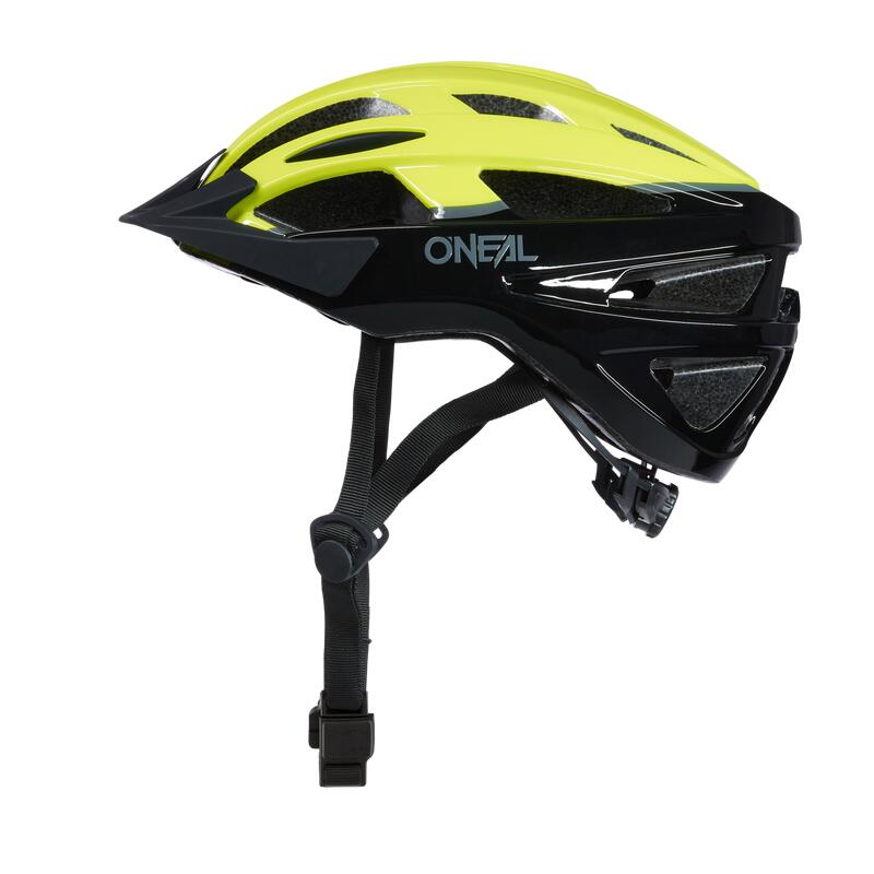 Casco Outcast Split V.22 - Negro/Amarillo neón