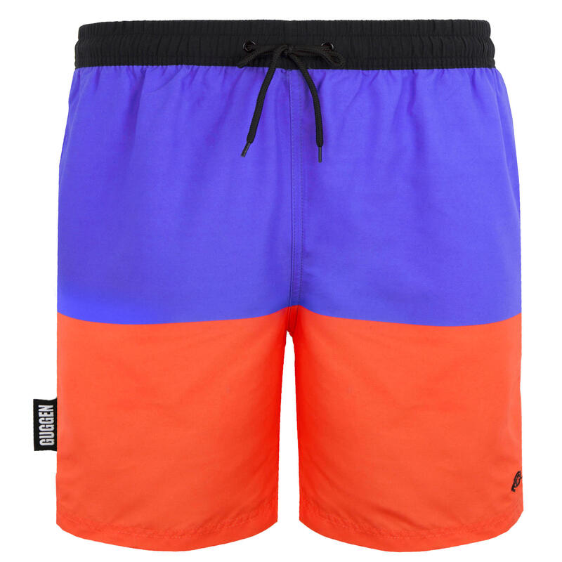 Șort de înot bărbați cu model violet portocaliu Boardshorts Style 20