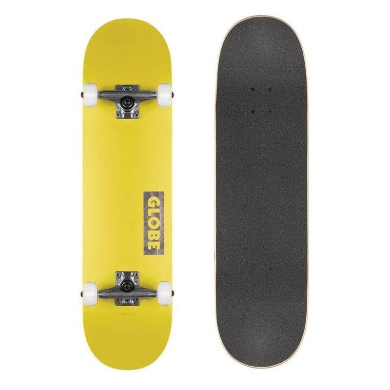 Globe Goodstock Skateboard Neon Yellow 7.75"