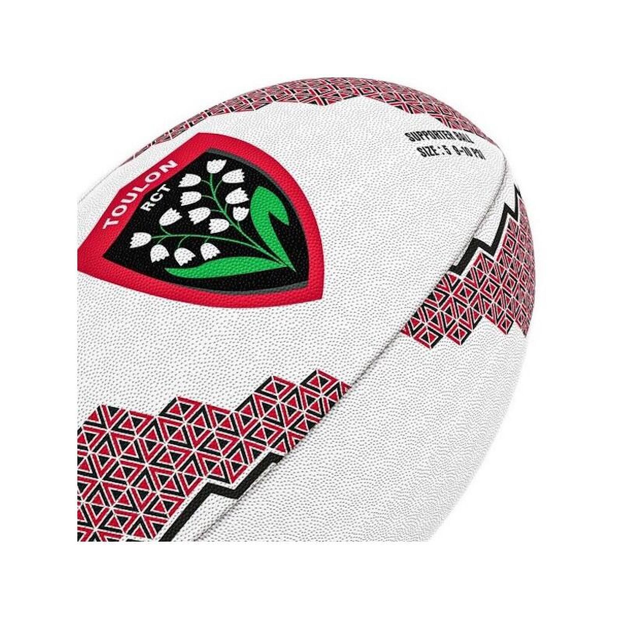 Ballon de rugby Supporter RC Toulon Gilbert - Taille 5 2/2