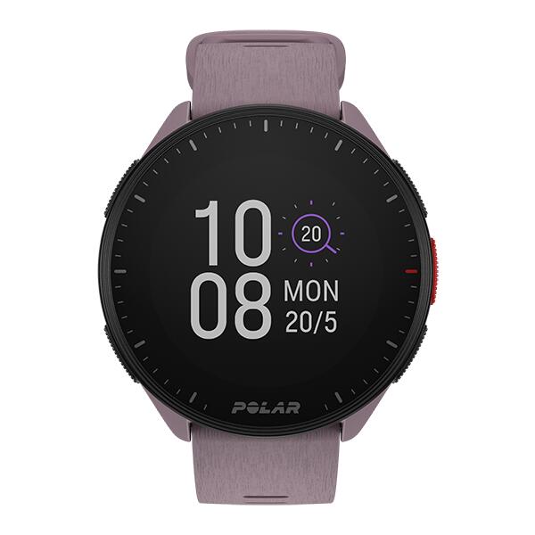 Sporthorloge Pacer - GPS, Activiteitsmeting, Hartslagmeter - Purple Dusk