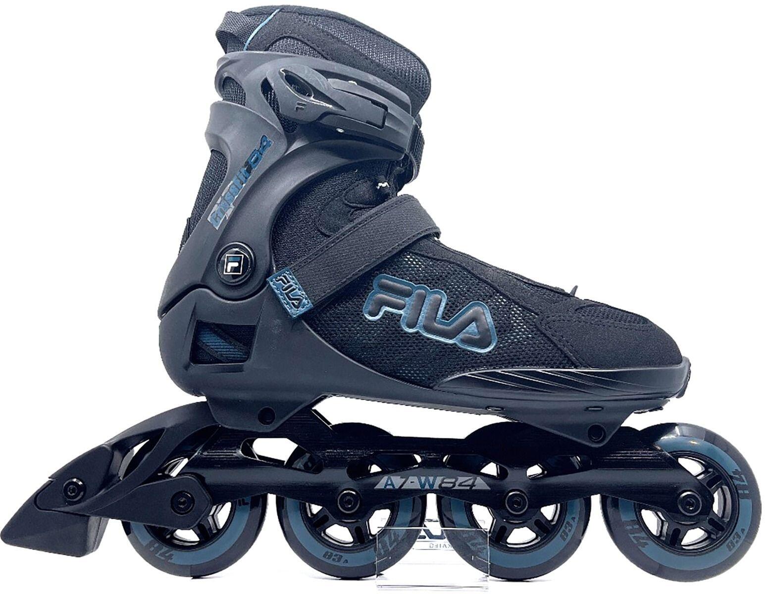 FILA Fila Crosstraining 84  skates zwart met soft boots en 84 mm wielen