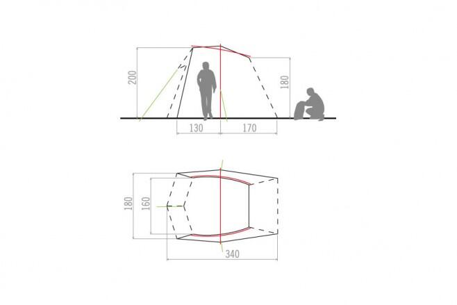 VAUDE Fahrzeug-Zelt Drive Wing 2/2