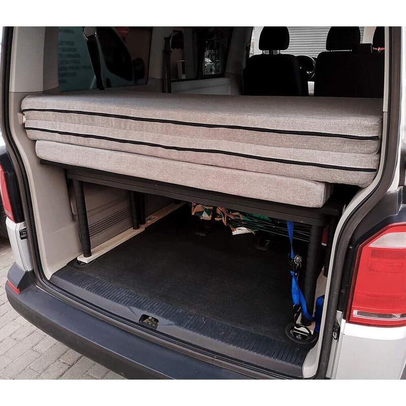 Matelas pliable avec mousse à mémoire de forme pour VW T5, T6 (+autres modèles)