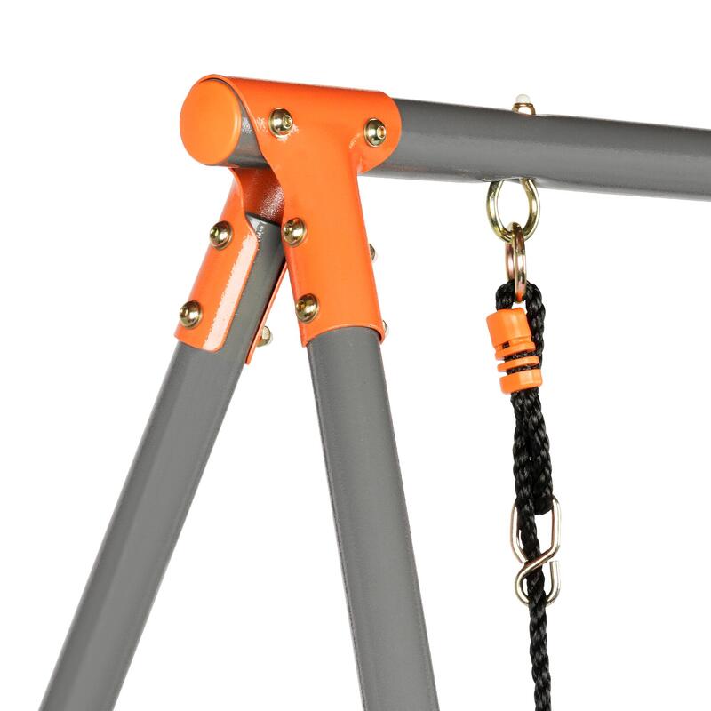 Corde de balançoire réglable en Nylon PE avec Mousqueton en Acier Inoxydable, capacité de Charge Robuste de 440 LB pour balançoire d'arbre, hamac, balançoire 180 cm