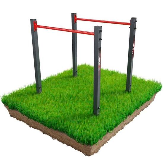 Kraftstation Outdoor Barren, Dip Barren, Parallelbarren für Draußen