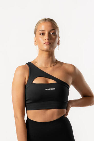 Soutien-gorge asymétrique - Noir