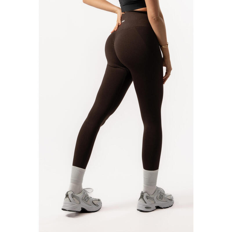 Ultimate Seamless Nahtloze Scrunch Legging Cocoa Braun