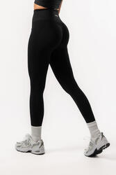 Legging femme sans couture pour fitness et musculation marron café