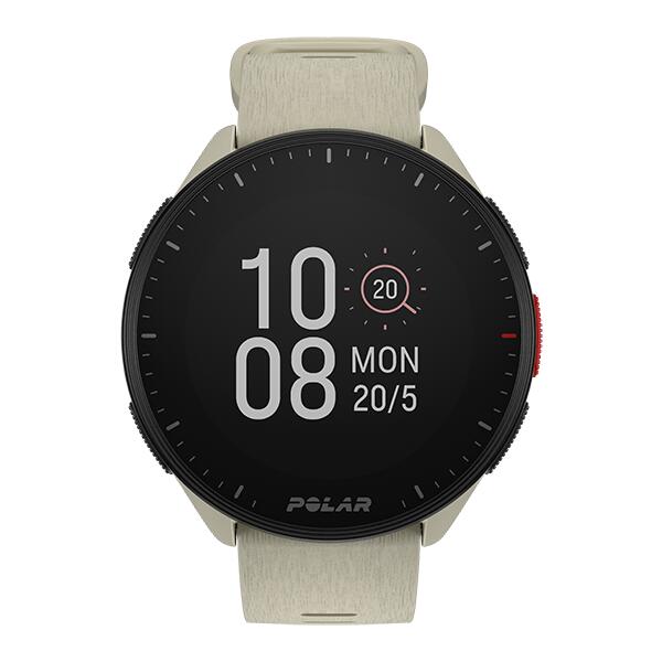 POLAR Sporthorloge Pacer - GPS, Activiteitsmeting, Hartslagmeter - Cloud White