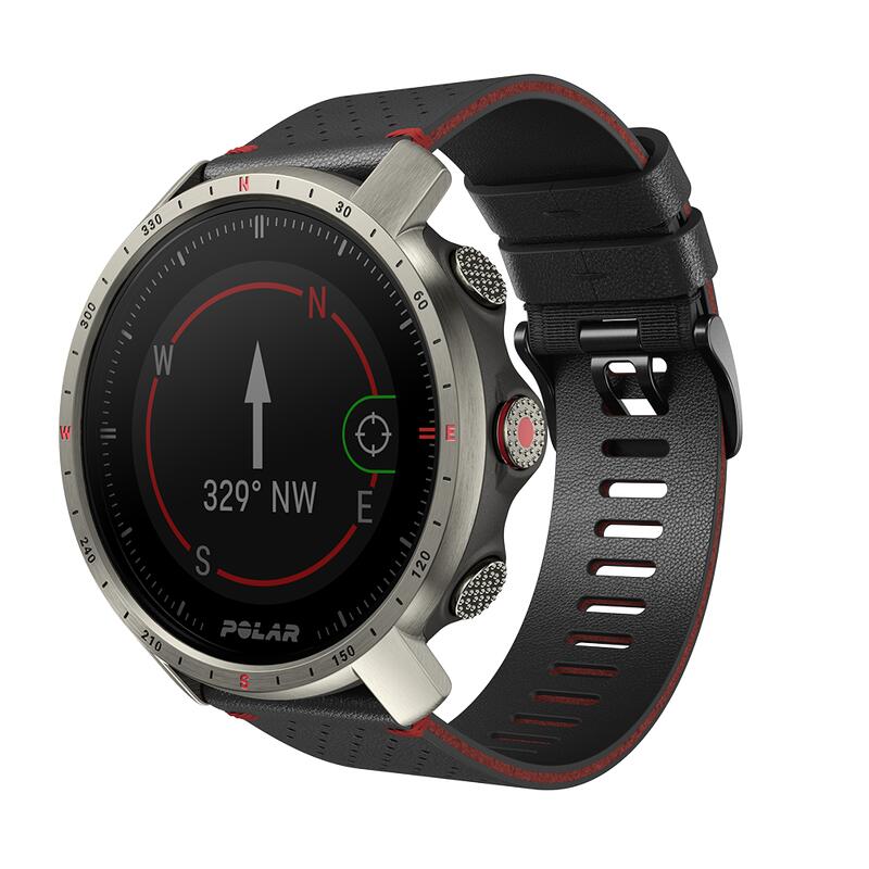 MONTRE CONNECTÉE GPS OUTDOOR AVEC BAROMETRE INTEGRÉ POLAR GRIT X PRO TITAN