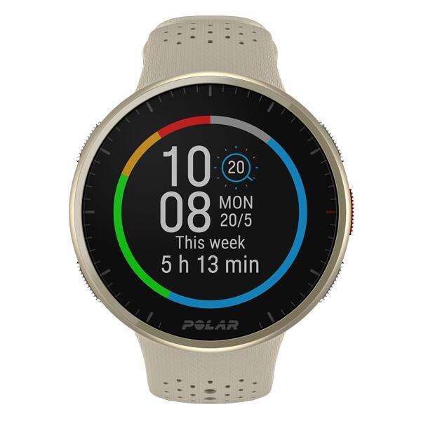 MONTRE CONNECTÉE CARDIO GPS & BAROMETRE INTEGRÉ POLAR PACER PRO POUSSIÈRE D'OR