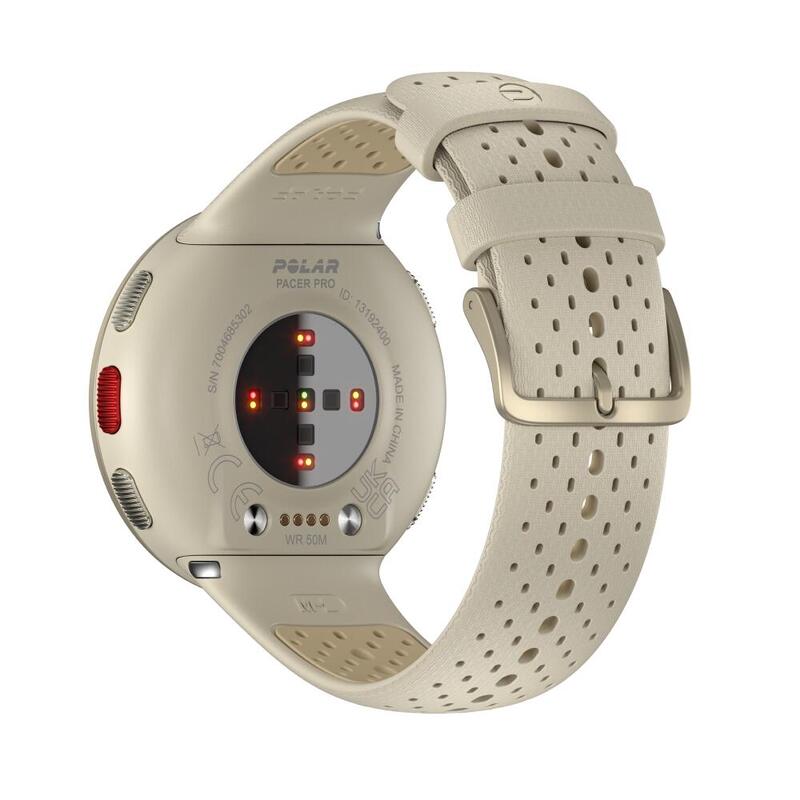 MONTRE CONNECTÉE CARDIO GPS & BAROMETRE INTEGRÉ POLAR PACER PRO POUSSIÈRE D'OR